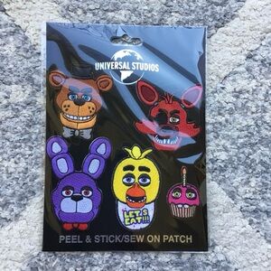 NWT Universal Studios Five Nights at Freddy's Patch Set